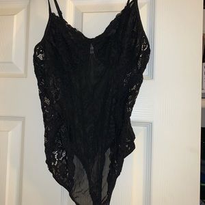 Sexy black bodysuit
